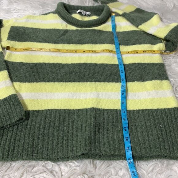 MADEWELL Fulton striped pull-over sweater
roll neck sweater loose relax fit XXS - Picture 6 of 9